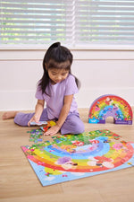 Crocodile Creek 36 Piece Shaped Box Puzzles Over The Rainbow