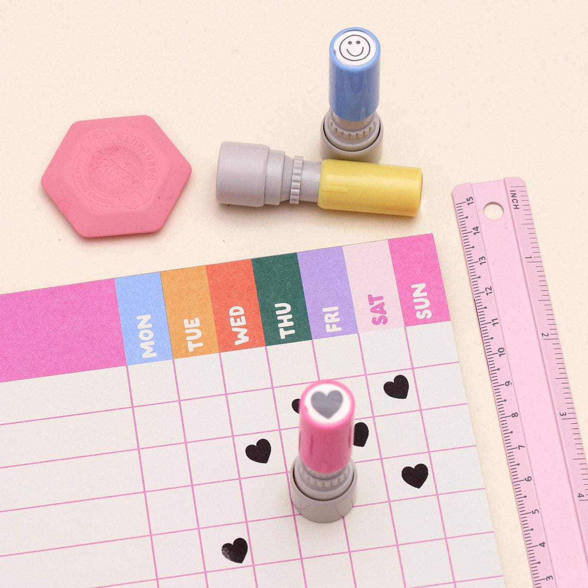 Mini Pre-Inked Stamp - Heart