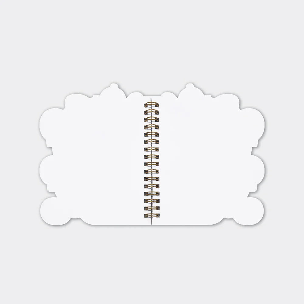 Rachel Ellen Plain Shaped Notebook - Spotty Dog
