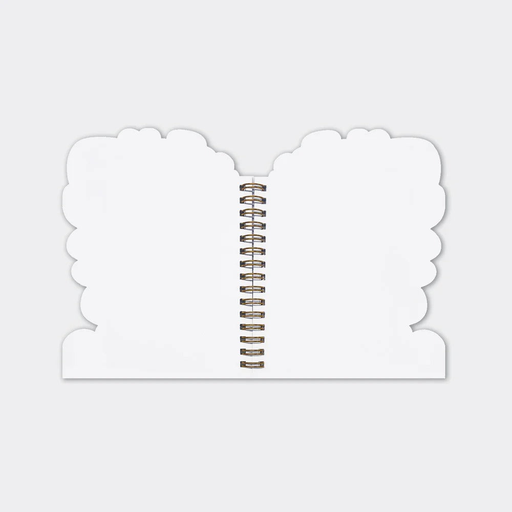 Rachel Ellen Plain Shaped Notebook -Bee Happy