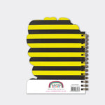 Rachel Ellen Plain Shaped Notebook -Bee Happy