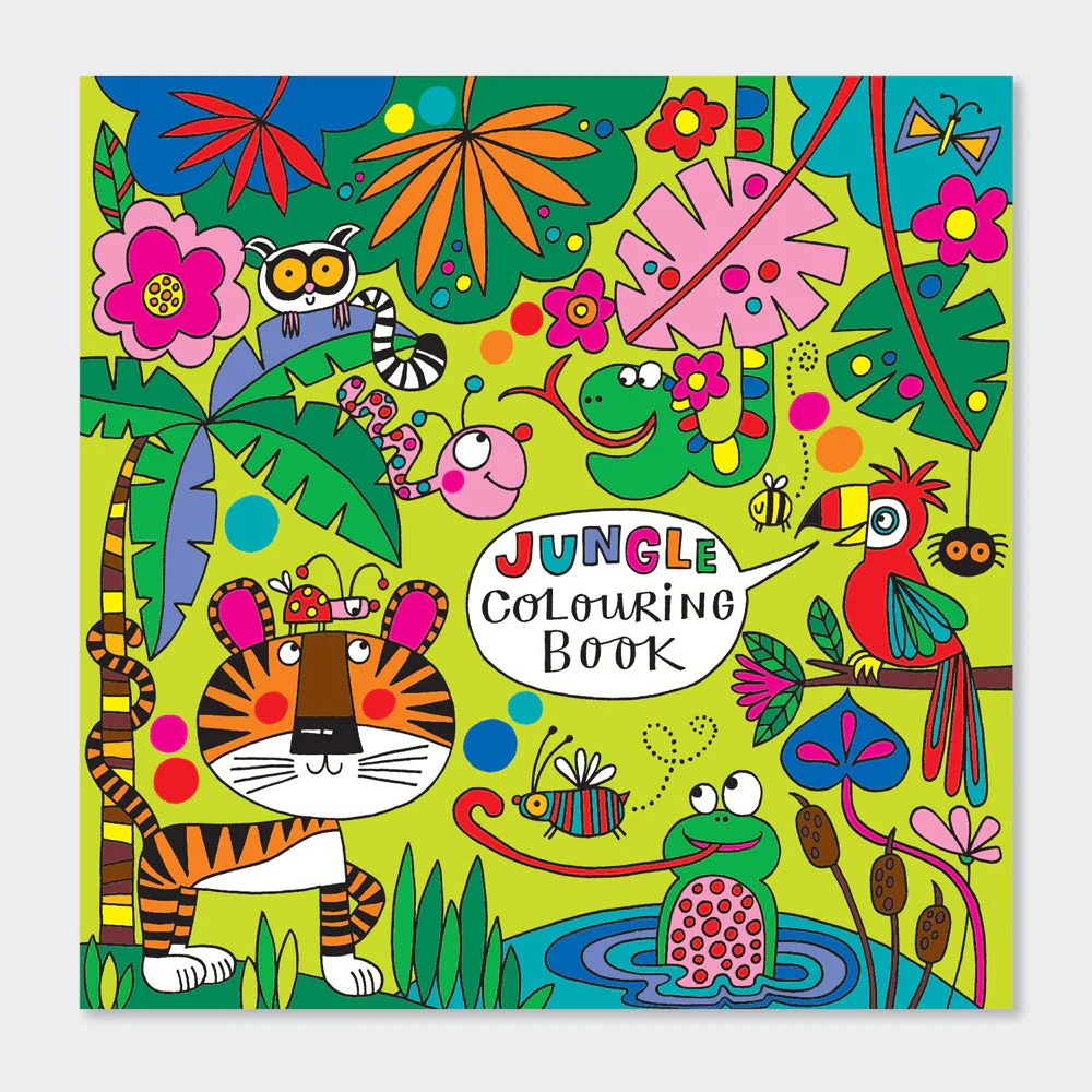 Rachel Ellen -Jungle Animals Colouring Book