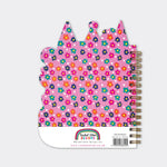 Rachel Ellen -Purr-fect Cat Shaped Wire Bound Notebook | Gold Foil