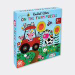 Rachel Ellen Fun Kids Jigsaw Puzzle - On The Farm - Animals - 80 Pieces
