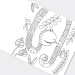 Rachel Ellen -Jungle Animals Colouring Book