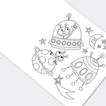 Rachel Ellen -To The Moon Space Colouring Book
