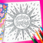 Rachel Ellen -Never Forget How Amazing You Are Colouring Book