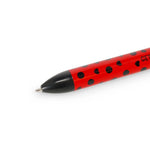 Legami Click&Clack - Ladybug/Ladybird - Two-Colour Ballpoint Pen
