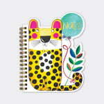 Rachel Ellen Plain Shaped Notebook - Leopard Shaped Wire Bound