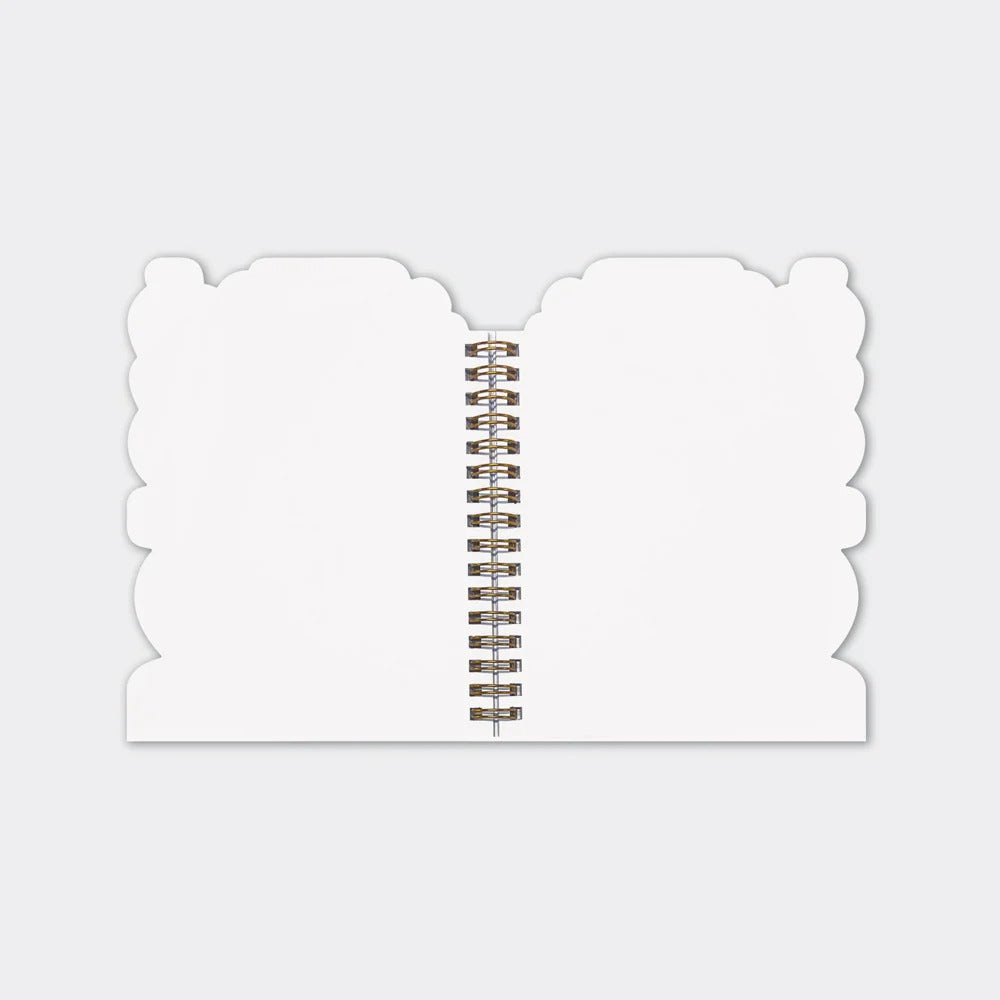 Rachel Ellen Plain Shaped Notebook - Flowers