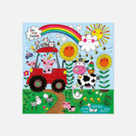 Rachel Ellen Fun Kids Jigsaw Puzzle - On The Farm - Animals - 80 Pieces