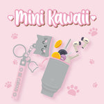 Mini Kawaii Kitty Coin Purse with Key Ring
