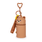 Mini Kawaii Teddy Bear Coin Purse with Key Ring