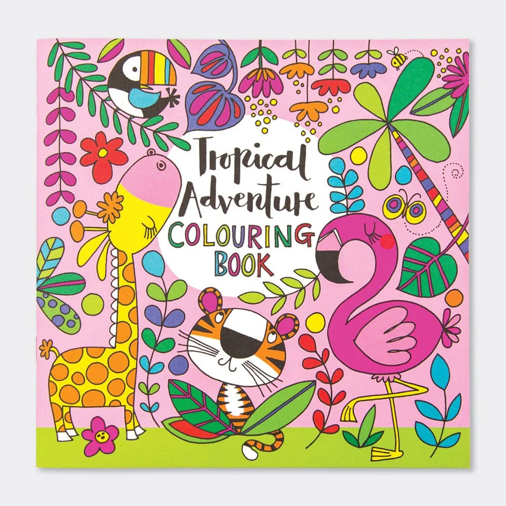 Rachel Ellen -Tropical Adventure Jungle Colouring Book