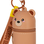 Mini Kawaii Teddy Bear Coin Purse with Key Ring