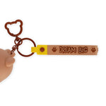 Mini Kawaii Teddy Bear Coin Purse with Key Ring