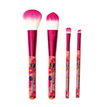 Legami - Set of 4 Makeup Brushes, Oh My Glow - Flowers