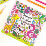 Rachel Ellen -Tropical Adventure Jungle Colouring Book
