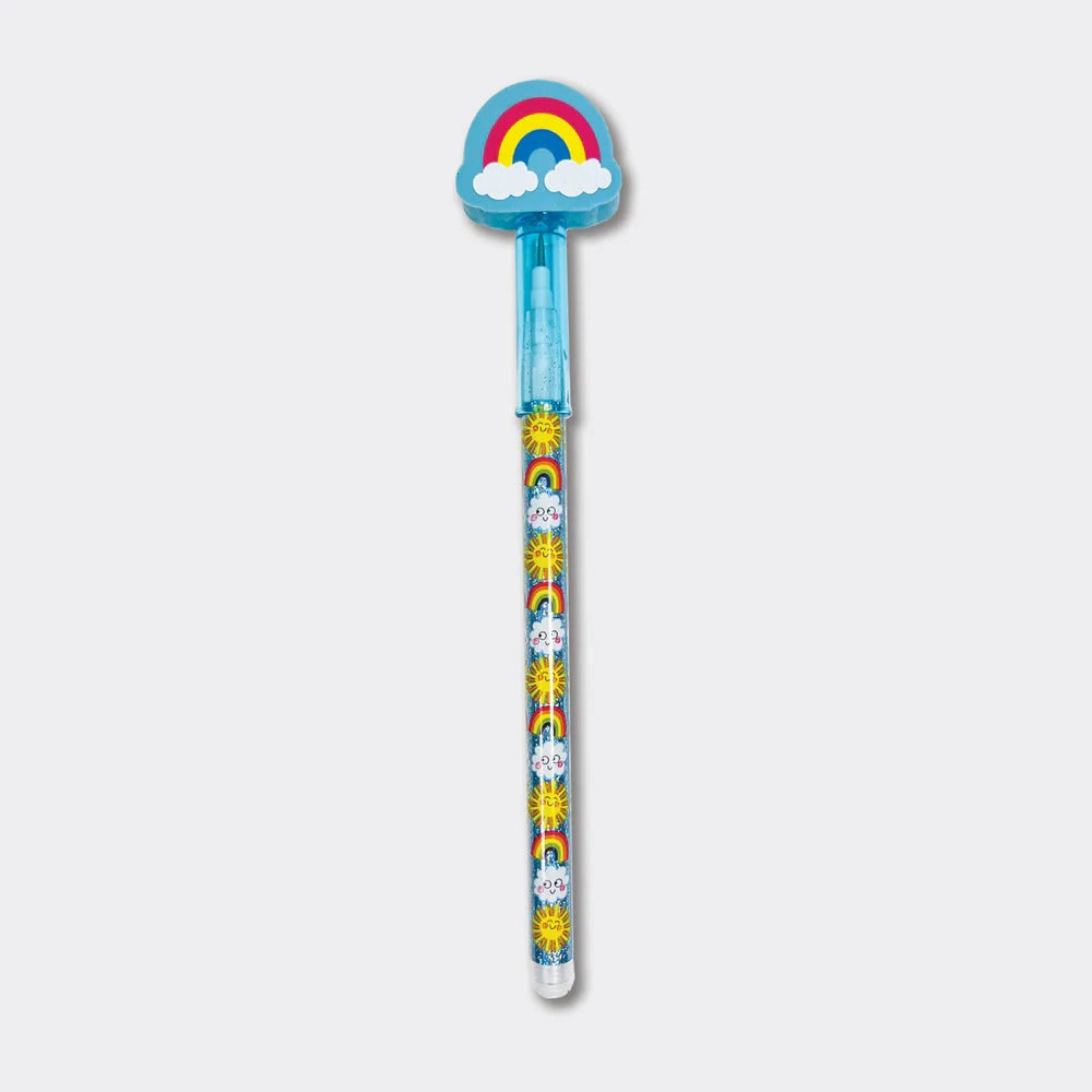 Rachel Ellen Pop Up Pencil With Rainbow Eraser Topper