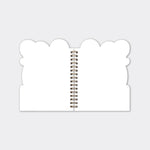 Rachel Ellen -Snappy Crocodile Shaped Wire Bound Notebook | Gold Foil