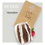 Bessie London Bag Charm-Black Forest Gateaux