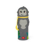 Kawaii Gorilla 2-in-1 Silicone Pencil Case