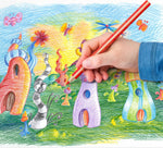 Staedtler Noris Jumbo Colouring Pencils x 10 + Pencil Sharpener