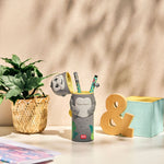 Kawaii Gorilla 2-in-1 Silicone Pencil Case