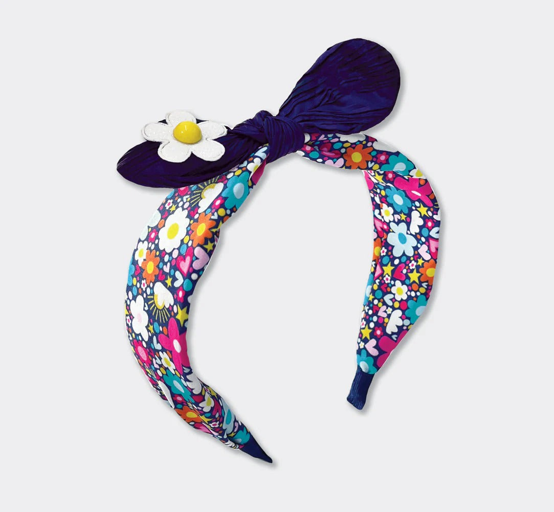 Rachel Ellen -Bow Headband - Floral
