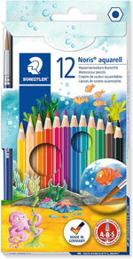 Staedtler Noris Aquarell Watercolour Colouring Pencils x 12