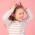 Rachel Ellen -Bow Headband - Love Hearts