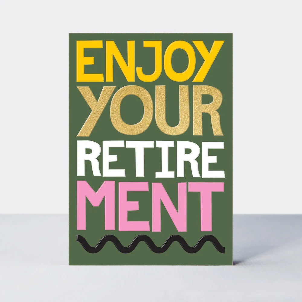 Rachel Ellen Enjoy Your Retirement Card