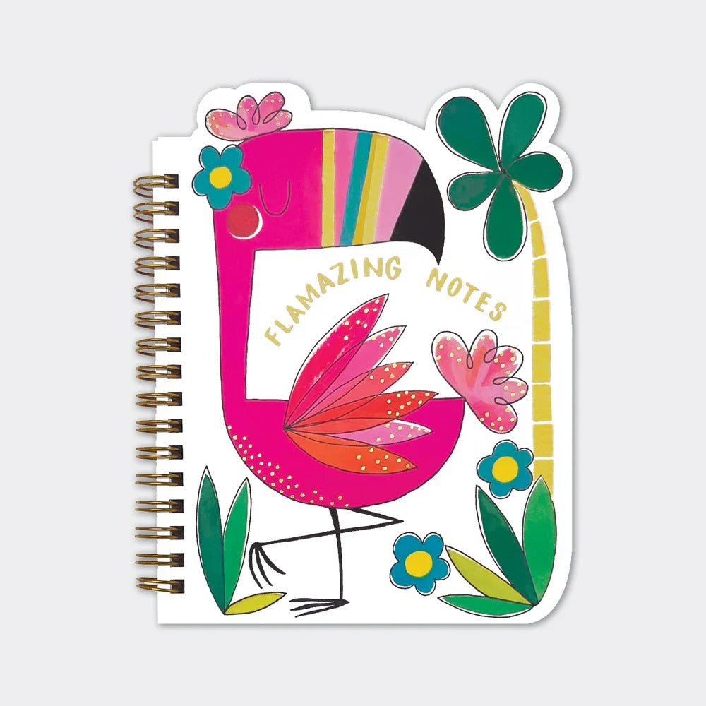 Rachel Ellen Plain Shaped Notebook - Flamazing Flaming (1)