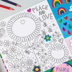 Rachel Ellen - Sticker Scene and Colouring Activity Book - Magical Fairyland