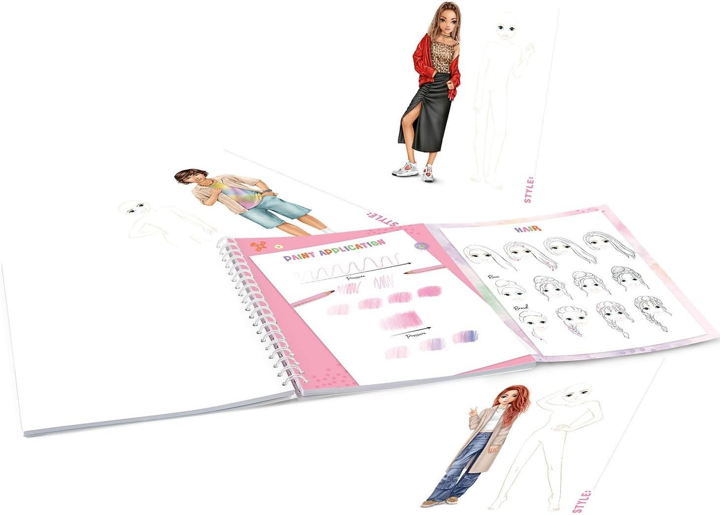 Create Your TOPModel Colouring Book
