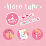 Legami Deco Tape (Love Never Ending)