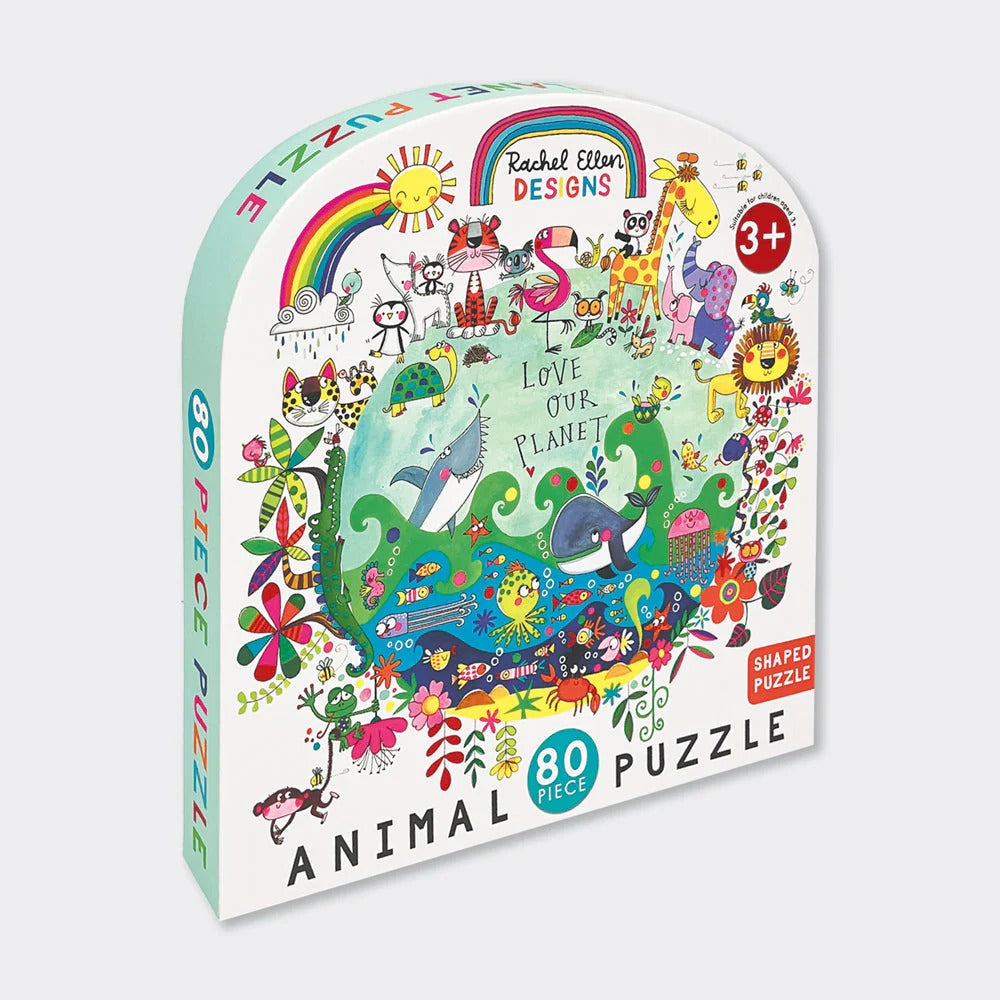 Rachel Ellen -Kids Jigsaw Puzzle - Love Our Planet - 80 Pieces