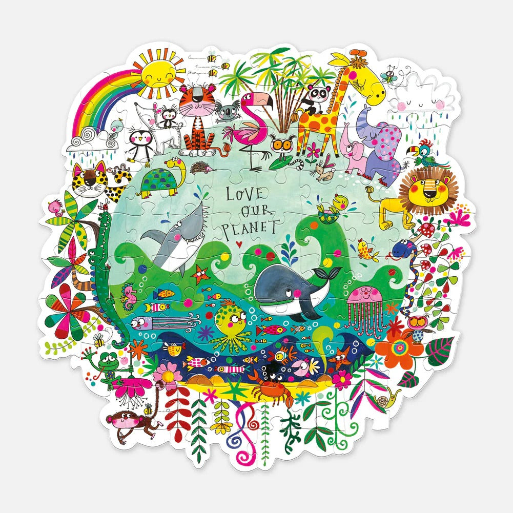 Rachel Ellen -Kids Jigsaw Puzzle - Love Our Planet - 80 Pieces