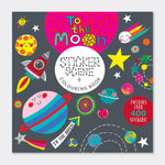 Rachel Ellen Sticker Scene & Colouring Book - To the Moon