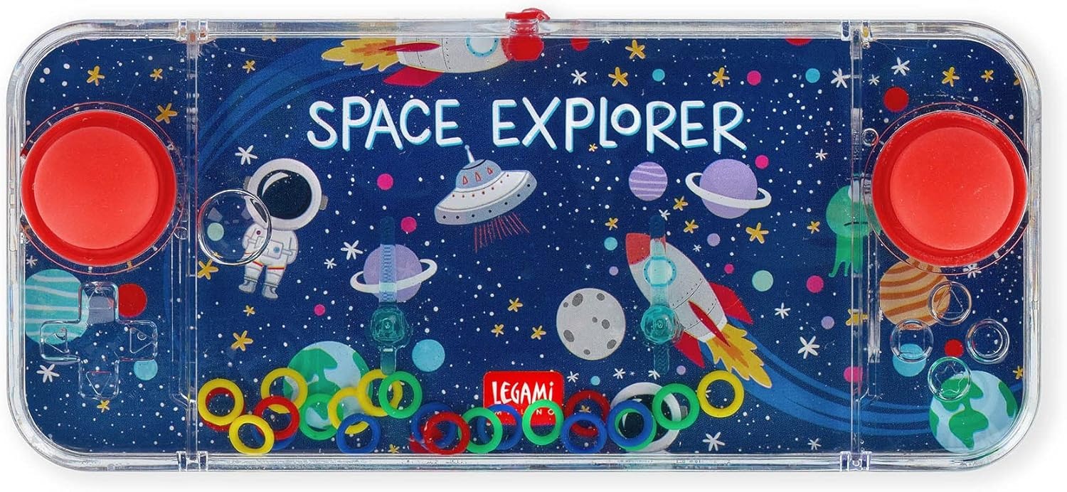 Legami - Pocket-Sized Mini Water Game - Space - Mini Water Game
