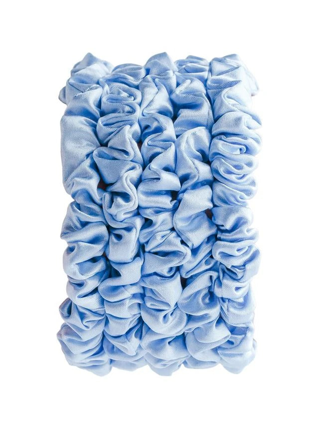 KidSilk Skinny Scrunchie x 5 - Blue