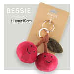 Bessie London Bag Charm-Cherries