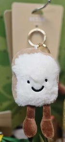 Bessie London Bag Charm-Toast