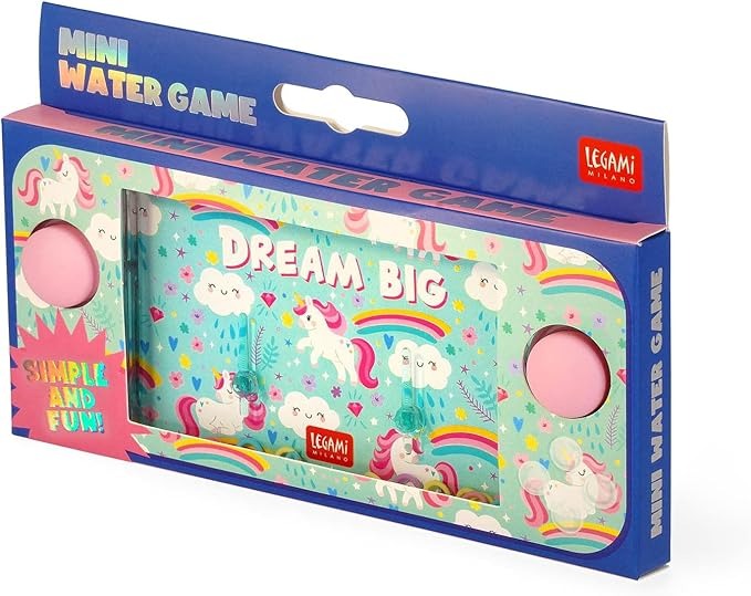 Legami - Pocket-Sized Mini Water Game - Unicorn - Mini Water Game Legami -