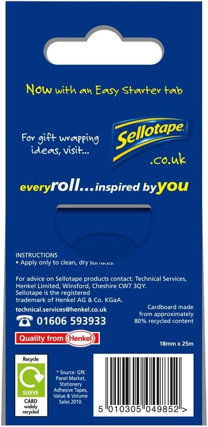 Sellotape - 18mm x 25m