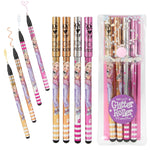 Top Model Glitter Roller Metallic Gel Pens x 4