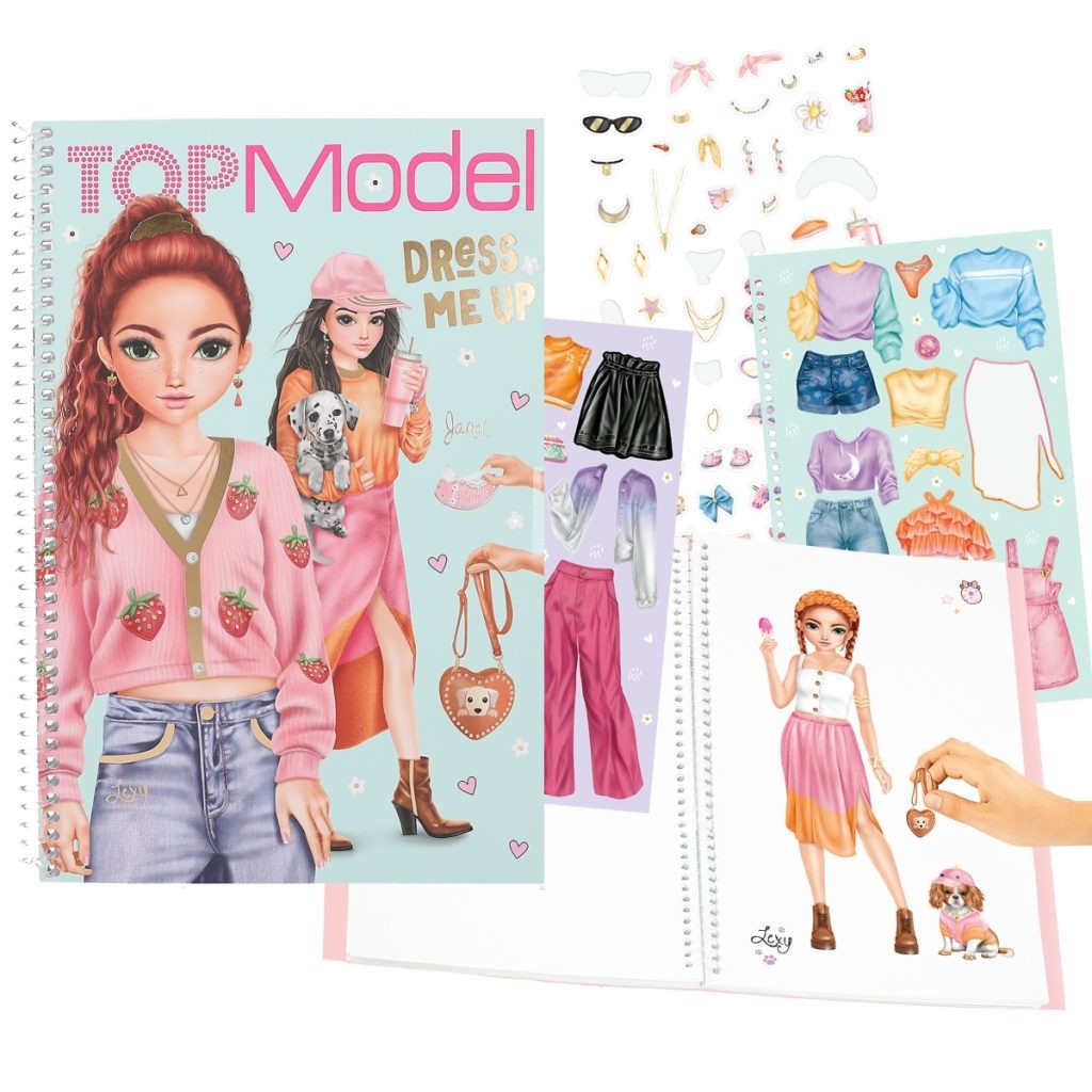 Top Model Large Dress Me Up Sticker Book (Lexy & Janet)