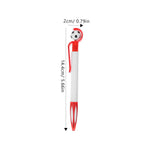 Ballpoint Pen With Spinning Football Topper