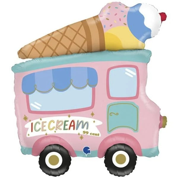 29 inch Ice Cream Truck Foil Balloon
