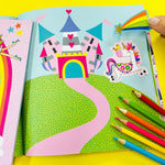 Rachel Ellen - Sticker Scene and Colouring Activity Book - Magical Fairyland